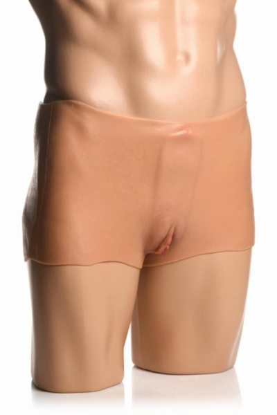 Накладная вагина Master Series Silicone Vagina + Butt Panties - Medium