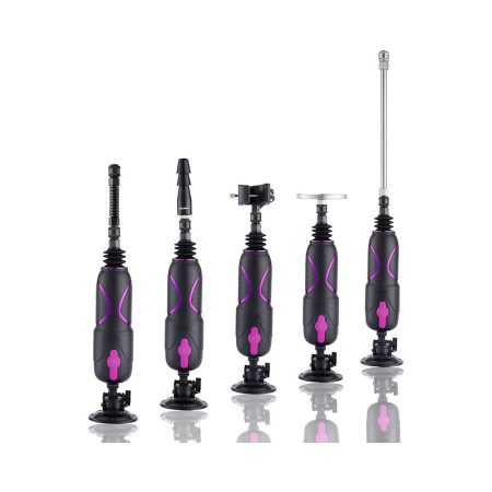 Набор адаптеров “для нее” для секс-машин Hismith KlicLok System Set for Her || Набір адаптерів «для неї» для секс-машин Hismith KlicLok System Set for Her