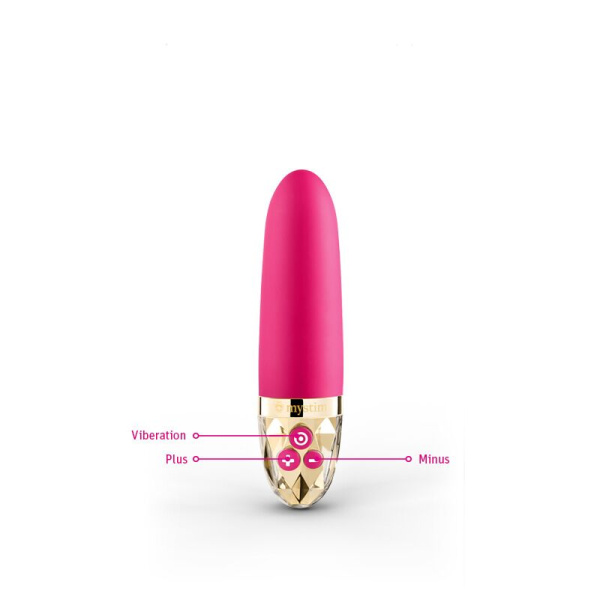 Вибратор Mystim Sleak Freak Pink, 8 режимов, внутренняя и внешняя стимуляция