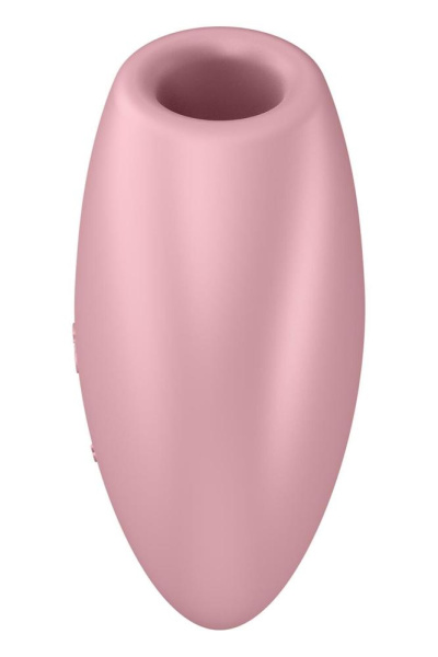 Вакуумный стимулятор-сердечко с вибрацией Satisfyer Cutie Heart Light Red