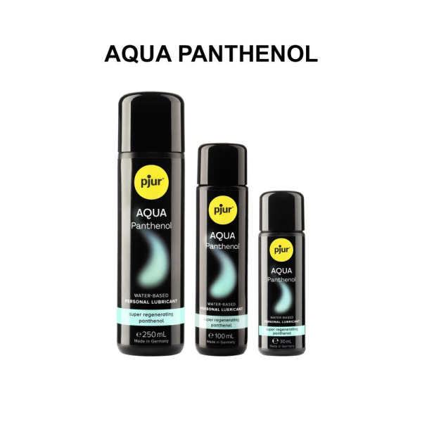 Змазка на водній основі pjur Aqua Panthenol 250 мл з пантенолом, догляд та зволоження