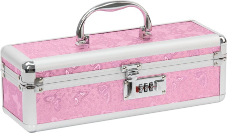 Кейс для зберігання секс-іграшок BMS Factory - The Toy Chest Lokable Vibrator Case Pink з кодовим за || Кейс для зберігання секс-іграшок BMS Factory - The Toy Chest Lokable Vibrator Case Pink з кодовим за