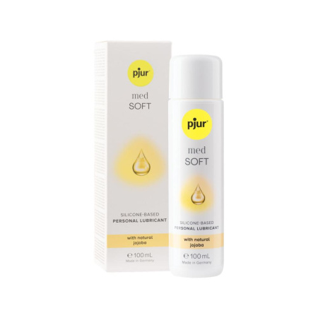 Силиконовая смазка pjur MED Soft glide 100 мл с маслом жожоба для очень сухой и чувствительной кожи || Силіконова змазка pjur MED Soft glide 100 мл з олією жожоба для дуже сухої та чутливої шкіри