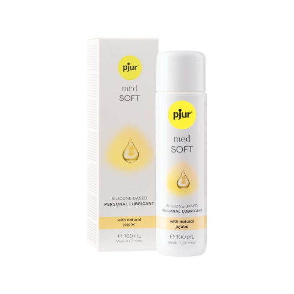 Силиконовая смазка pjur MED Soft glide 100 мл с маслом жожоба для очень сухой и чувствительной кожи