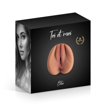 Ультрареалистичный мастурбатор Toi et moi – Chloe, два канала (вагина и анус) || Ультрареалістичний мастурбатор Toi et moi – Chloe, два канали (вагіна та анус)