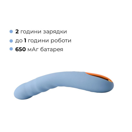 Смарт-вибратор с пульсацией Svakom Ava Neo, Cornflower Blue, 15 режимов работы, водонепроницаемый || Смарт-вібратор з пульсацією Svakom Ava Neo, Cornflower Blue, 15 режимів роботи, водонепроникний