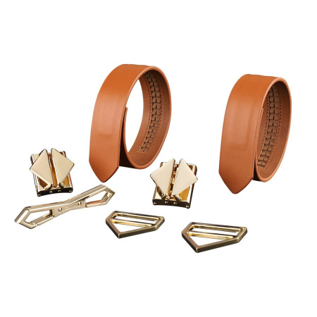 Наручники LOCKINK Wristcuffs/Anklecuffs Brown Set || Наручники LOCKINK Wristcuffs/Anklecuffs Brown Set