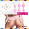 Набор силиконовых анальных пробок FeelzToys - Bibi Butt Plug Set 3 pcs Pink || Набір силіконових анальних пробок FeelzToys - Bibi Butt Plug Set 3 pcs Pink