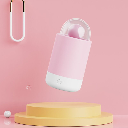 Вибратор-конфетка на палочке KISSTOY Pink Pop, зарядный кейс-ночник, 10 режимов вибрации || Вібратор-цукерка на паличці KISSTOY Pink Pop, зарядний кейс-нічник, 10 режимів вібрації