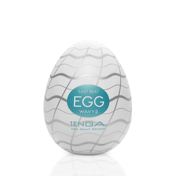 Мастурбатор-яйцо Tenga Egg Wavy II с двойным волнистым рельефом