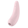 Вакуумный клиторальный стимулятор Satisfyer Curvy 2+ Pink с управлением через интернет || Вакуумний кліторальний стимулятор Satisfyer Curvy 2+ Pink з керуванням через інтернет