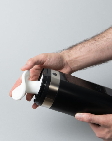 Интерактивный мастурбатор Kiiroo Onyx 2, 10 сжимающихся колец, не надо двигать, теледильдоника || Інтерактивний мастурбатор Kiiroo Onyx 2, 10 стискальних кільця, не треба рухати, теледільдоніка