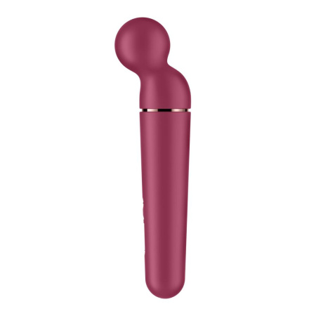 Вибромассажер Satisfyer Planet Wand-er Berry/Rosegold, очень мощный, беспроводной || Вібромасажер Satisfyer Planet Wand-er Berry/Rosegold, дуже потужний, бездротовий