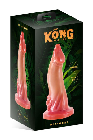 Фэнтезийный фаллоимитатор Kong Silicone The Anaconda || Фентезійний фалоімітатор Kong Silicone The Anaconda