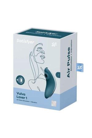 Вакуумный вибратор Satisfyer Vulva Lover 1 Blue || Вакуумний вібратор Satisfyer Vulva Lover 1 Blue