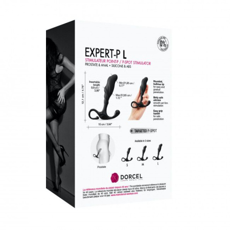 Ручной эргономичный массажер простаты Dorcel Expert P size L || Ручний ергономічний масажер простати Dorcel Expert P size L