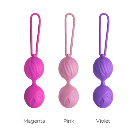Вагинальные шарики Adrien Lastic Geisha Lastic Balls Mini Pink (S), диаметр 3,4 см, масса 85 г || Вагінальні кульки Adrien Lastic Geisha Lastic Balls Mini Pink (S), діаметр 3,4 см, маса 85 г