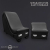 Секс-кресло с подушками Master Series Kinky Sex Lounge with Cushions - Black || Секс-крісло з подушками Master Series Kinky Sex Lounge with Cushions - Black