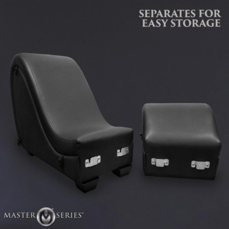 Секс-кресло с подушками Master Series Kinky Sex Lounge with Cushions - Black || Секс-крісло з подушками Master Series Kinky Sex Lounge with Cushions - Black