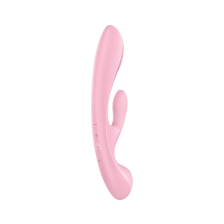 Вибратор-кролик Satisfyer Triple Oh Pink || Вібратор-кролик Satisfyer Triple Oh Pink