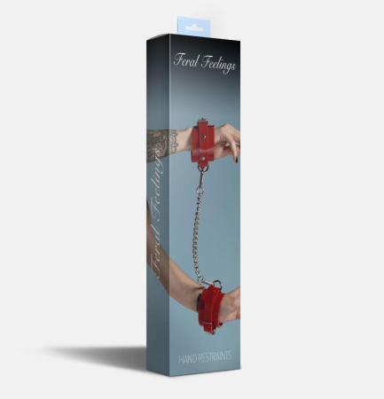 Наручники Feral Feelings - Hand Restraints Red || Наручники Feral Feelings - Hand Restraints Red