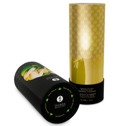 Соль для ванны Shunga Oriental Crystals Bath Salts ORGANIC - Lotus Flower (500 г) соль Мертвого моря || Сіль для ванни Shunga Oriental Crystals Bath Salts ORGANIC – Lotus Flower (500 г) сіль Мертвого моря