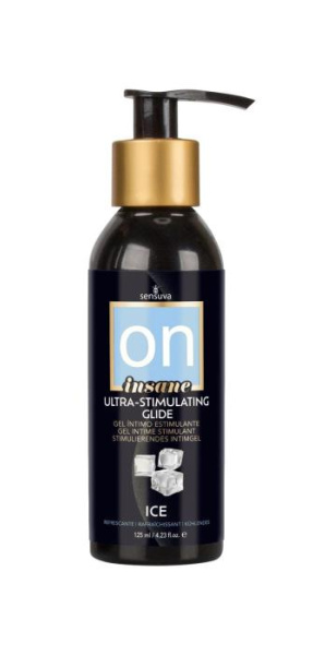 Возбуждающая смазка на гибридной основе Sensuva Ultra-Stimulating ON Insane Ice (125 мл)