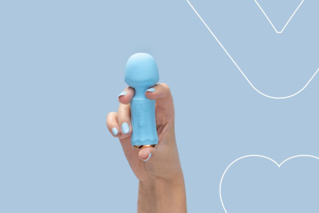 Мини-вибромассажер FairyGasm SecretFuntasy blue || Мінівібромасажер FairyGasm SecretFuntasy blue