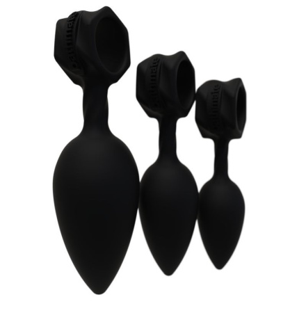 Набор анальных пробок Bathmate Anal Training Plugs, диаметр 2,5см - 3,1см - 3,8см || Набір анальних пробок Bathmate Anal Training Plugs, діаметр 2,5 см - 3,1см - 3,8см