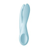 Клиторальный вибратор Satisfyer Threesome 1 Light Blue с тремя гибкими пальчиками || Кліторальний вібратор Satisfyer Threesome 1 Light Blue з трьома гнучкими пальчиками