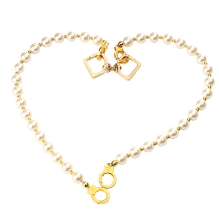 Жемчужные наручники и поножи LOCKINK Pearl Handcuffs & Anklecuffs || Перлинні наручники та поножі LOCKINK Pearl Bondage & Restraint Set