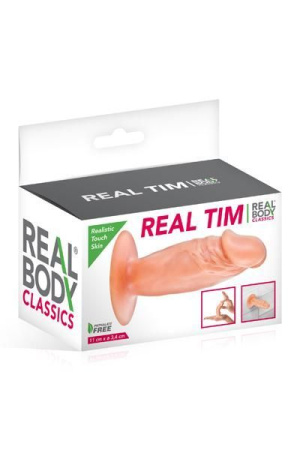 Фаллоимитатор Real Body - Real Tim Flash, TPE, диаметр 3,4см || Фалоімітатор Real Body — Real Tim Flash, TPE, діаметр 3,4 см