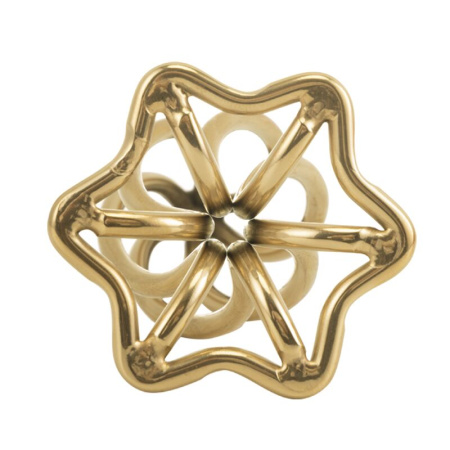 Анальная пробка LOCKINK SEVANDA Hollow Spiral Golden Metal Anal Plug - M size || Анальна пробка LOCKINK SEVANDA Hollow Spiral Golden Metal Anal Plug - M size