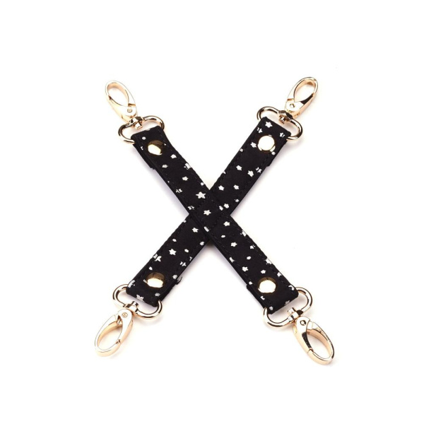 Набор Liebe Seele Stary Nights 7pcs Bondage Kit, фиксаторы, ошейник с поводком, кляп, флоггер, маска