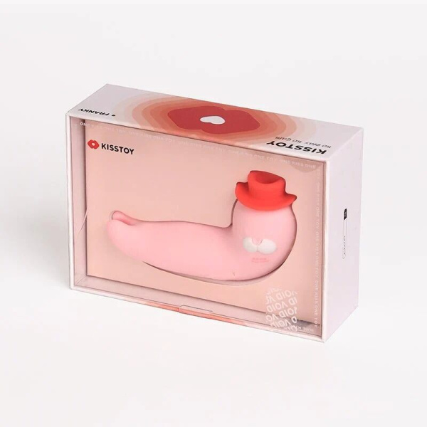 Вакуумний вібратор CuteVibe Franky Pink