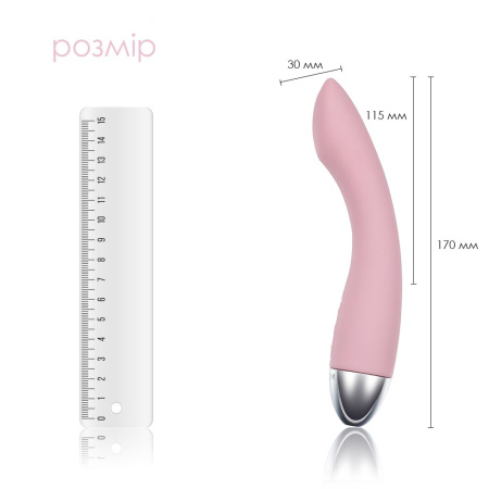 Вибратор для точки G с интеллектуальным режимом Svakom Amy Pale Plink || Вібратор для точки G з інтелектуальним режимом Svakom Amy Pale Pink