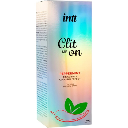 Возбуждающий спрей для клитора Intt Clit Me On Peppermint Cooling Effect 12 мл, охлаждающий эффект || Збуджувальний спрей для клітора Intt Clit Me On Peppermint Cooling Effect 12 мл, охолоджувальний ефе