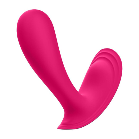 Смарт-вибратор в трусики Satisfyer Top Secret Pink вагинально-клиторальный, 2 мотора || Смарт-вібратор у трусики Satisfyer Top Secret Pink вагінально-кліторальний, 2 мотори