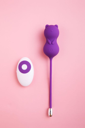 Вагинальные шарики с вибрацией KISTOY Paula с пультом ДУ, диаметр 32мм || Вагінальні кульки з вібрацією KISTOY Paula з пультом ДК, діаметр 3,2 см