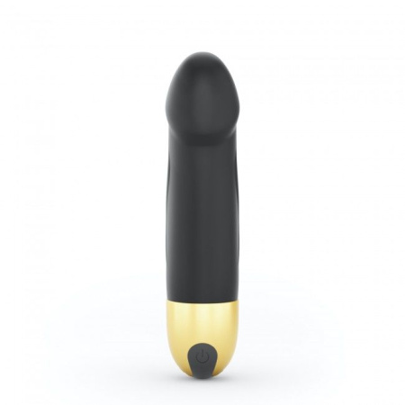 Вибратор Dorcel Real Vibration S Gold 2.0, диам 3,7см, перезаряжаемый, для точки G || Вібратор Dorcel Real Vibration S Gold 2.0, діаметр 3,7см, перезаряджуваний, для точки G