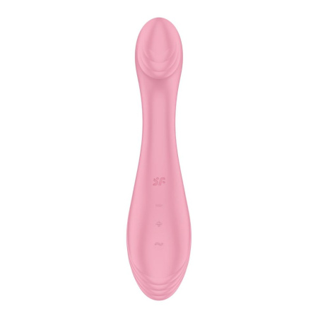 Вибратор для точки G Satisfyer G-Force Pink, 10 режимов + 5 уровней интенсивности || Вібратор для точки G Satisfyer G-Force Pink, 10 режимів + 5 рівнів інтенсивності