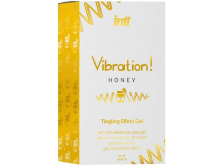 Жидкий вибратор Intt Vibration Honey (15 мл), густой гель, очень вкусный, действует до 30 мин || Рідкий вібратор Intt Vibration Honey (15 мл), густий гель, дуже смачний, діє до 30 хвилин