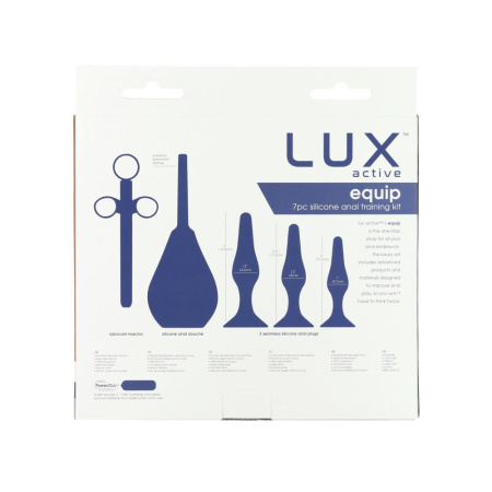 Набор анальных игрушек для новичков Lux Active – Equip – Silicone Anal Training Kit || Набір анальних іграшок для новачків Lux Active – Equip – Silicone Anal Training Kit