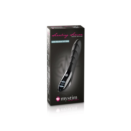 Вибратор с электростимуляцией Mystim Sizzling Simon eStim Black, миостимулятор || Вібратор з електростимуляцією Mystim Sizzling Simon eStim Black, міостімулятор