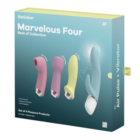 Подарочный набор секс-игрушек Satisfyer Marvelous Four || Подарунковий набір секс-іграшок Satisfyer Marvelous Four