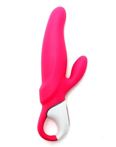 Потужний вібратор-кролик Satisfyer Vibes Mr. Rabbit, два мотори, литий силікон, 12 режимів роботи