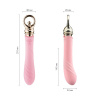 Вибратор для точки G с подогревом Zalo Sweet Magic - Courage Fairy Pink || Вібратор для точки G із підігрівом Zalo Sweet Magic - Courage Fairy Pink
