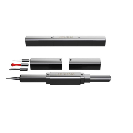 Эксклюзивный тиклер LOCKINK 5-head Flirting Tickler - Grey с пятью насадками || Ексклюзивний тиклер LOCKINK 5-head Flirting Tickler - Grey з п'ятьма насадками