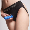 Насадка для страпона Strap-On-Me Dildo Plug Balls Blue Metallic S || Насадка для страпона Strap-On-Me Dildo Plug Balls Blue Metallic S