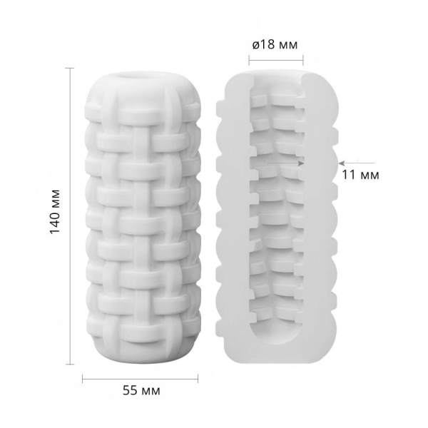 Мастурбатор Otouch DECOR 1-A, утолщенный TPE, эффект всасывания, спиральные выступы